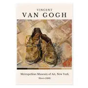 Galrie Van Gogh's Iconic Shoes Art Print Stunning Post-Impressionist Masterpiece, Poster Only, 70 x 100cm (28 x 40inch)