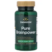 Swanson, Pure Brainpower, 60 Vegan Capsules