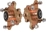 YC Yier 2pcs 4 Stud Front Disc Brake Wheel Rim Hub w/Bearings for 110cc 125cc 150cc 200cc ATV Quad Buggy Go Kart UTV Drift Trike Mini Bike 4 Wheelers Taotao Coolster