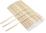 Juxiamal 400pcs Pointed Cotton Swabs, Single-tip Cotton Wood Sticks for Eyebrow Tattoo Beauty Make-up Color Nail Seam Disposable Cleaning Cotton Swabs