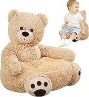 .Kids Sofa Baby Armchair Cute Cartoon Bear Toddler Armchair 20x20x18 Inch Plush Animal Play Sofa for Baby Bedroom Furniture Home Decor