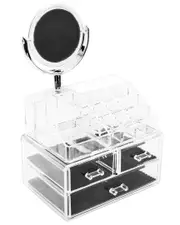 Sorbus Makeup Storage Organizer With Magnifying Mirror
