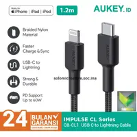 在飛比找蝦皮購物優惠-Aukey 電纜 CB-CL1 編織尼龍 MFi USB C