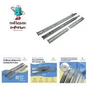 Rackmount Sliding Rails - Kit for 1U-4U Chassis Adjustable 18" to 25" Depth 2...