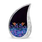 Enchanting Dance of Hummingbird, Picturesque and Serene Urns for Human Ashes Col