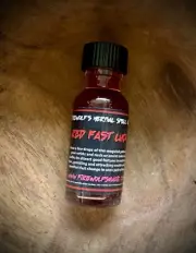 Red Fast Luck Magick Ritual Oil - Handmade, Organic, Witchcraft, Hoodoo, Conjure