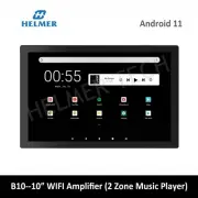 10" WIFI Touch Screen In Wall Stereo Audio Amplifier Digital Audio System