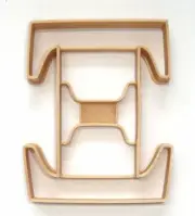 XI GREEK LETTER FRATERNITY SORORITY COOKIE CUTTER USA PR4336