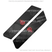 Saddlebag Decal Set For 08-13 Harley Police Model -RED PUNISH SKULL - 083