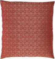 Zabuton Aoi Lattice Red Meisenban 2.2 x 23.2 inches (550 x 590 mm) Cover [21.7 x 23.2 inches (550