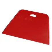 Plastic Scraper Putty Spatula Spreader Smoothing Tool for Paint 7.5" Red