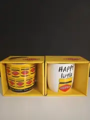 Vegemite Coffee Mugs x 2 Brand New in Box