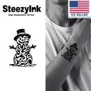 SteezyInk temporary tattoo Winter Whimsy last upto 2 weeks 2 x 3 inch