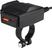 Motorcycle Phone Charger - Stable Type C Phone Charger - Safe Power Adapter Waterproof Design for Telephones Tablets Motorcycle
