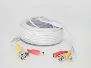 50 Feet Video Audio & Power Pre-Made Cable for CCTV Security Camera DVR System