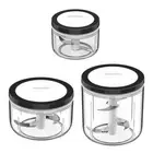 Ecoco 3 Sizes Cutter Set Easy Chopper Mincer Mixer Slicer Dicer Blender Shredder