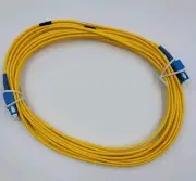 5m SC UPC to SC UPC Duplex Patchcord 9/125 Single Mode Fiber Patch Cable Yellow