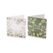 Flannel Flower Christmas Card & Envelope - Set of 8