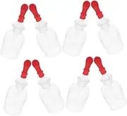 CHILDWEET Empty Oil Bottles with Dropper 60ml Small Glass Dropper Bottles for Liquid Transportation Storage