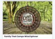 Camping wind spinner