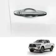 For Toyota Hilux Revo Prerunner 4 Dr 2021 22 Door Handle Bowl Garnish Chrome (for: Toyota)