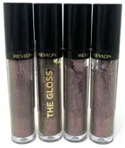 (4) Revlon Super Lustrous The Gloss Lip Gloss Sealed 302 - Glazing Lilac