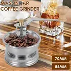 Mason Jar Coffee Grinder Manual Coffee Grinder with Crank Handle Coffee TaPxV