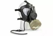 Israeli M15 Gas Mask Adult Size + Hydration Tube and UNUSED NBC Filter NATO 40MM