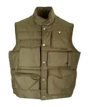 Multi-pocket padded vest IT48,IT46 Green