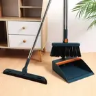 3-in-1 Adjustable Broom & Dustpan & Floor Squeegee for Efficient Home Cleaning