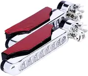 FELTECHELECTR Car Wind Power Daytime Running Lights Pair White Led Easy Install for Trucks and Cars