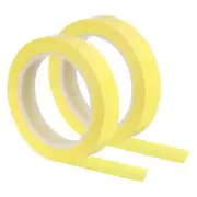 4/5" Whiteboard Tape, 2 Pack Thin Dry Erase Tape for Graphic Chart, Light Yellow