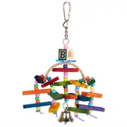 Watson & Williams Natural Wooden Rainbow Bird Toy S