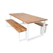 Richmond 3pc Dining Setting - White