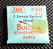 Bulova 7ADC Sweep Second Hand Red 11 watch repair part #65C