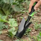 Sea Digging Tool Garden Hoe Stainless Steel Shovel with Anti-slip Rubber Handle