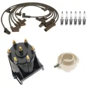 ACDelco Ignition Kit Distributor Rotor Cap Wire Spark Plugs Gap .035 for GMC V6