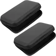 2pcs Sanitary Napkin Storage Bag Electronic Organizer Travel Cord Organizer Case for Women