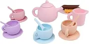 CoudarTitie Children's Afternoon Tea Set, Pretend Play, Early Educational Food Accessories, Birthday Kids Age 3,