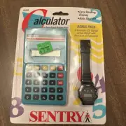 ￼1990’s Sentry Calculator Ca 339 Watch Combo