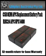 CSB OEM APC Replacement Battery Pack RBC24 APC UPS 1400 1500