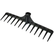 Rubber Grip Rake Course Driving Range Sand Pit Rake Garden Yard Leaf9684