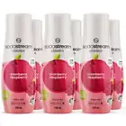 NEW 6x SodaStream Low Sugar Cranberry Raspberry Syrup Soda Mix 440mL BULK