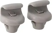 fhtpr 2Pcs Car Sun Visor Support Clip,Fit For Nissan, Versa Note Sentra Juke Gray Left Right Sunvisor Hook Holder Bracket Car Visor Retaining Clip