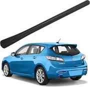 Rubber Antenna for Mazda 3 (2004-2012) Radio Premium Reception - 7 Inch Car Wash Proof, Internal Copper Coil Antenna Mast Replacement