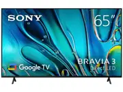 Sony 65" BRAVIA 3 - 4K Ultra HD - HDR - LED - Google TV (2024)
