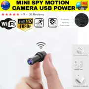 Mini Spy Camera WiFi HD 1080P Hidden IP Night Vision Home Security pin hole
