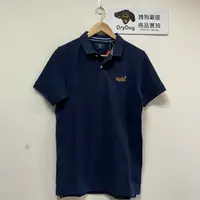 在飛比找樂天市場購物網優惠-跩狗嚴選 極度乾燥 Superdry Polo衫 深藍 po