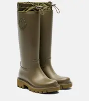 [Moncler] Moncler Kickstream logo rain boots AU 8 green