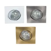 70mm LED Downlight 50w White, Satin Chrome, Gold 3k CRI 90+ SVE-STLT Superlux Lighting